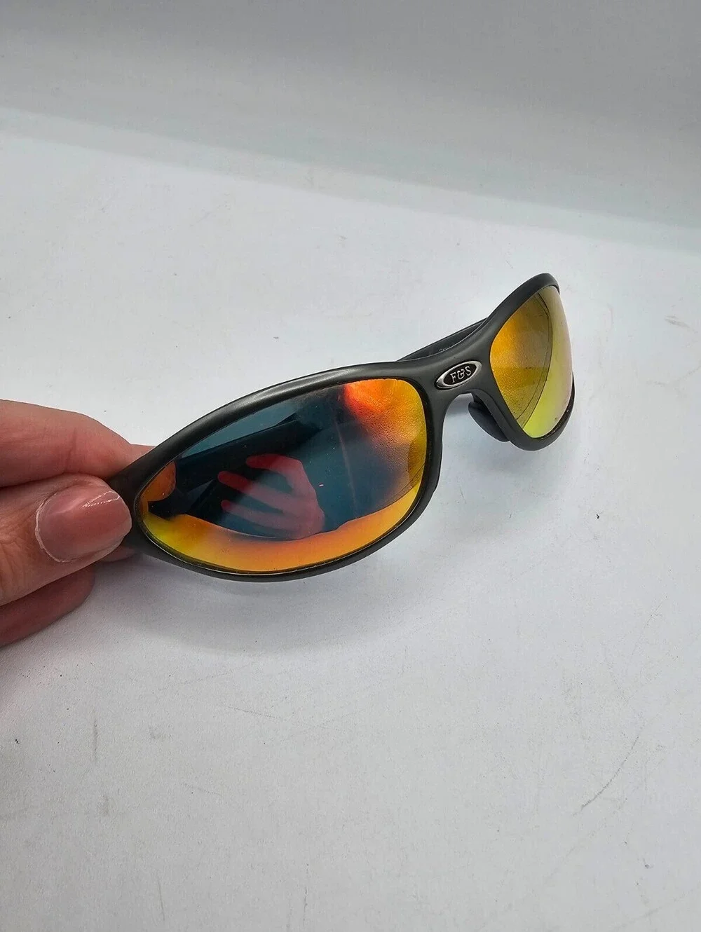 Field & Stream mens Polarized Sunglasses Black Plastic Frame